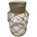 Ornate Glass Jar Candleholder
