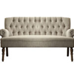 tufted settee couch sofa lounge furniture