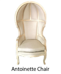 Vintage Classic French Chair Antoinette Off White Royal Royalty