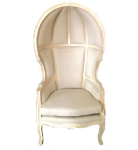 Classic French Royalty Chair Off White Ivory