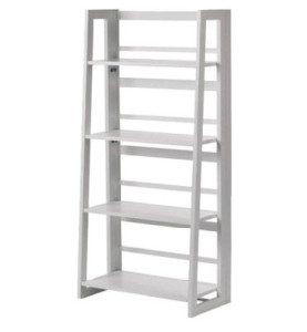 White Standing Shelves Claudia Wooden