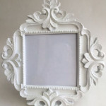 White Photo Frame Ornate Cynthia