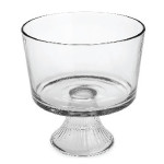 Clear Glass Trifle Bowl