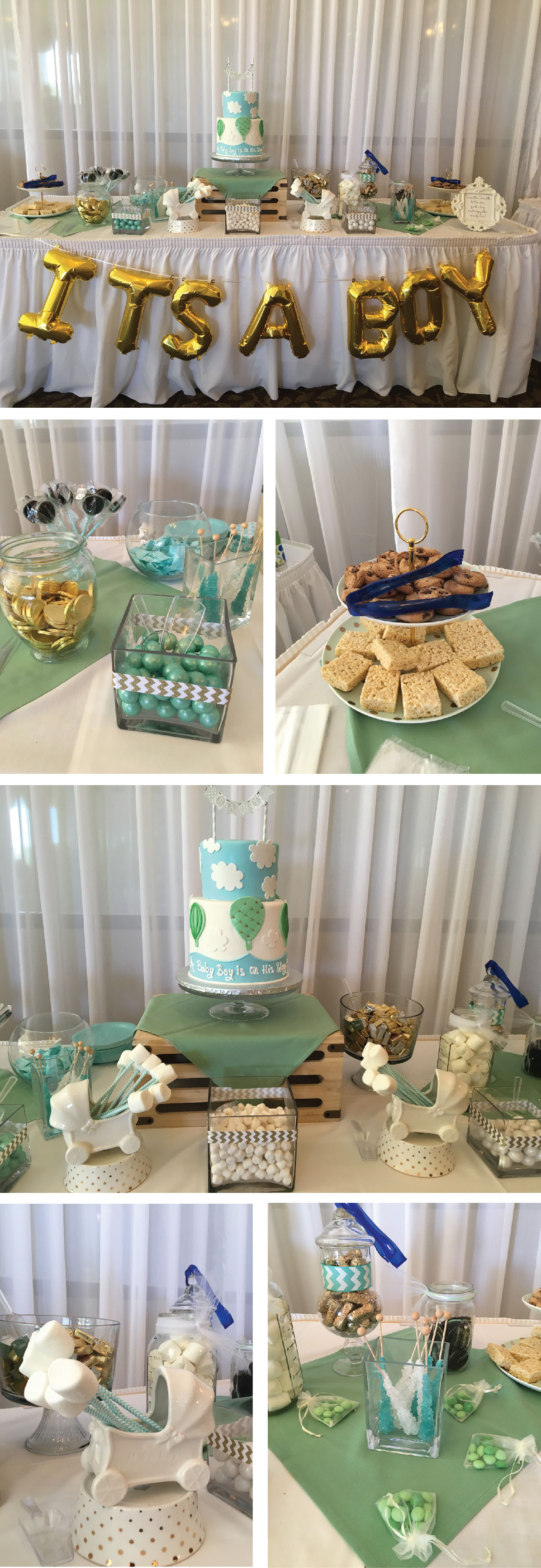 baby shower candy bar